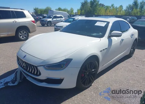 2019 Maserati Ghibli S Granlusso из США, поврежденный, VIN ZAM57YSL9K1312740